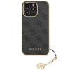 Guess GUHCP15LGF4GGR iPhone 15 Pro 6.1&quot; gray/gray hardcase 4G Charms Collection