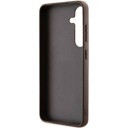 Oryginalne Etui GUESS hardcase 4G Big Metal Logo GUHCSA354GMGBR do Samsung Galaxy A35 brązowy