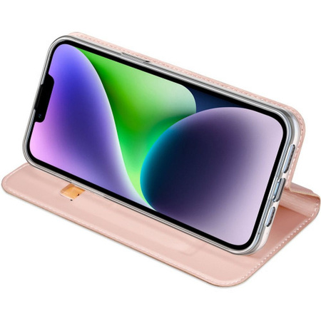 Dux Ducis Skin Pro Wallet Case für iPhone 15 Plus – Rosa