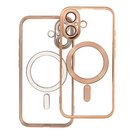 Futerał ELECTRO MAG COVER kompatybilny z MagSafe do IPHONE 16 złoty