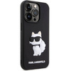 Karl Lagerfeld KLHCP14L3DRKHNK iPhone 14 Pro 6.1" black/black hardcase Rubber Choupette 3D