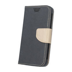Etui Smart Universal Fancy Silicon 5,5" 87x159 czarno-złoty
