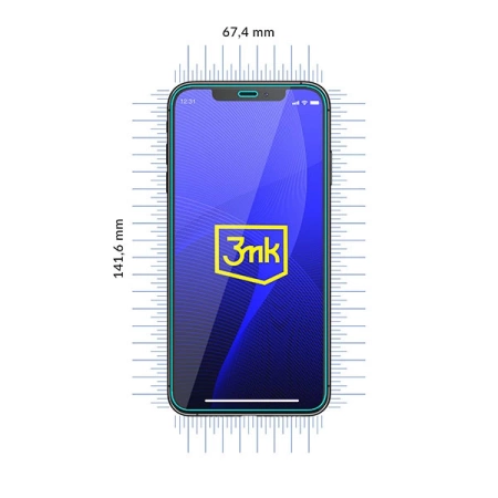 Szkło hybrydowe IPHONE 12 / 12 PRO 3mk Flexible Glass