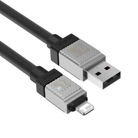 USB - Lightning 2.4A 1m cable Baseus CoolPlay - black