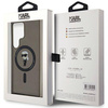 Original Handyhülle SAMSUNG GALAXY S24 ULTRA Karl Lagerfeld Hardcase IML Ikonik MagSafe (KLHMS24LHFCKNOK) schwarz