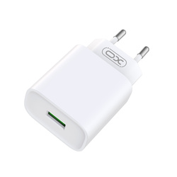 XO ŁAD SIEC CE02D QC 3.0 18W 1xUSB BIAŁA