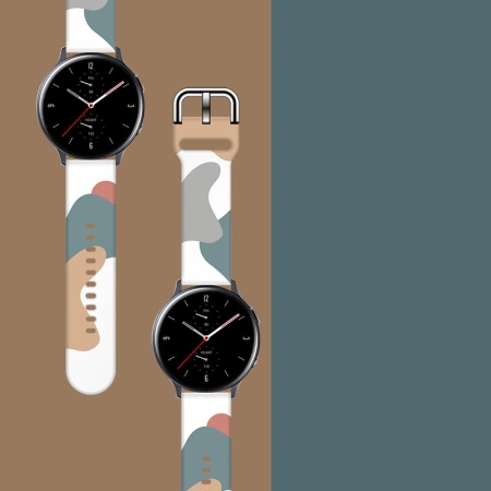 Strap Moro für Samsung Galaxy Watch 45 / 46 / 47 mm Silikonarmband Uhrenarmband - Muster 2