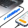 USAMS USB-C to USB-C Fast Charging Cable steel/tarnish SJ724USBSG01 (US-SJ724)