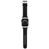 Pasek do APPLE WATCH 4 / 5 / 6 / 7 / 8 / SE / ULTRA (42 / 44 / 45 / 49 MM) Karl Lagerfeld Strap 3D Rubber Karl&Choupette Heads (KLAWLSLKCNK) czarne