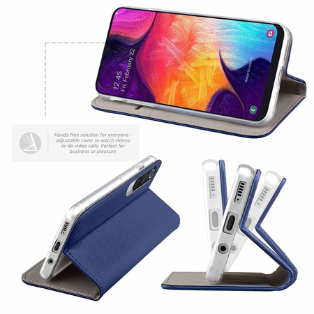 Etui portfel Flip Magnet HUAWEI P SMART Z granatowe