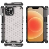 Wabenhülle für iPhone 14 gepanzerte Hybridhülle schwarz