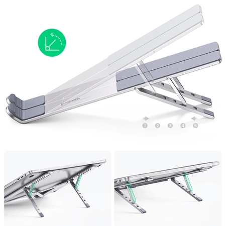 Ugreen verstellbarer Laptopständer Silber (LP451)