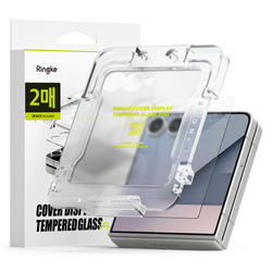 Szkło hartowane Ringke Cover Display Easy Slide 2-pack do Samsung Z Flip 7 - przezroczyste