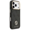 Etui Guess 4G Strass Logo MagSafe na iPhone 17 Pro - czarne