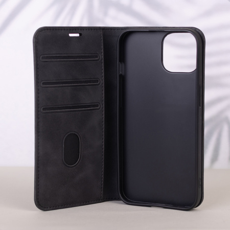 Etui Smart Suede do Xiaomi Redmi Note 13 5G (global) czarne