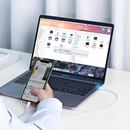 Ugreen MFi cable USB Type C - Lightning 3A 1.5 m white (US171)