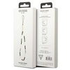 Guess pendant GUSTBCKH Phone Strap Heishi Beads black-white / black-white