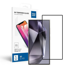 Szkło hartowane Blue Star 5D - do Samsung Galaxy S25 Ultra (full glue/case friendly) - czarny