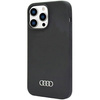Audi Silicone Case iPhone 14 Pro 6.1" czarny/black hardcase AU-LSRIP14P-Q3/D1-BK