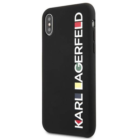 Oryginalne Etui IPHONE X / XS Karl Lagerfeld Hardcase Glossy Bauhaus czarne