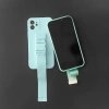 Rope case gel case with a lanyard chain bag lanyard Samsung Galaxy A22 5G black