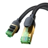 Baseus schnelles RJ45-Kat.-Netzwerkkabel. 8 40 Gbit/s 8 m geflochten schwarz
