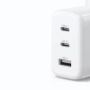 Ugreen Schnellladegerät 2x USB Typ C / USB 65W PD3.0, QC3.0/4.0+ weiß (CD275)