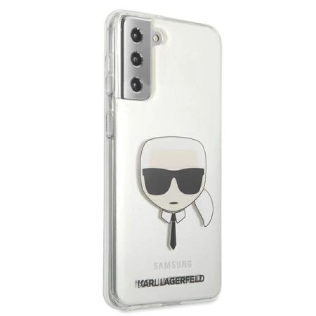 Karl Lagerfeld Head - Etui Samsung Galaxy S21+ (przezroczysty)