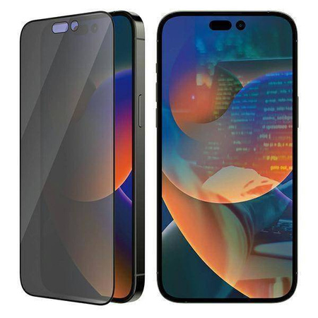 Gehärtetes Glas 5D IPHONE 14 PRO MAX PanzerGlass Ultra-Wide Fit Privacy Screen Protection Antibacterial Easy Aligner Included (P2786)