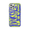 Diesel Snap Case Clear AOP iPhone 12 ProMax niebiesko-limonkowy/blue-lime 42565