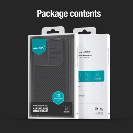 Nillkin CamShield Pro Panzerhülle mit Kameraabdeckung für Samsung Galaxy S24+ – Grün