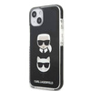 Karl Lagerfeld KLHCP13STPE2TK iPhone 13 mini 5,4&quot; Hardcase schwarz / schwarz Karl &amp; Choupette Head