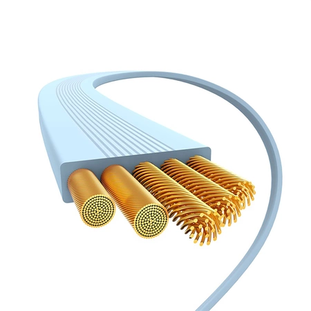 Baseus Free2Pull einziehbares USB-C/ Lightning -Kabel 20 W 1 m – blau