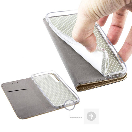 Etui Smart Magnet do Xiaomi Redmi Note 13 4G złote