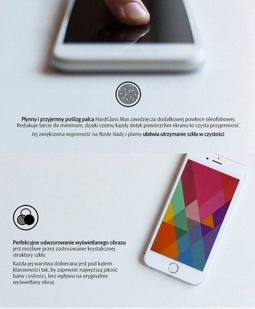 3MK HardGlass Max iPhone 7 Plus czarny black, FullScreen Glass