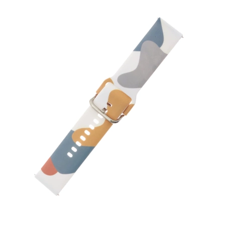 Pasek Strap Moro do Samsung Galaxy Watch 45 / 46 / 47 mm silikonowa bransoletka opaska do zegarka - wzór 2