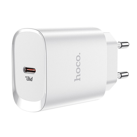 HOCO ładowarka sieciowa Typ C PD 20W Fast Charge Smart Charging N14 biała