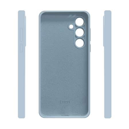 Nakładka Etteri Silicone Case do Samsung Galaxy S24 FE jasnoniebieska