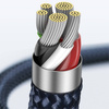 Baseus Explorer Series cable USB Type C - Lightning 20W 1m blue (CATS000003)