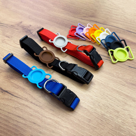 Etui do Apple AirTag dla psa kota zawieszka case do lokalizatora Apple AirTag brązowy