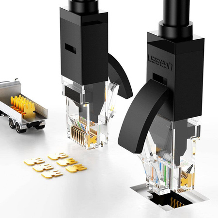 Ugreen Flat LAN Ethernet Cat. 6 5m schwarz (NW102)