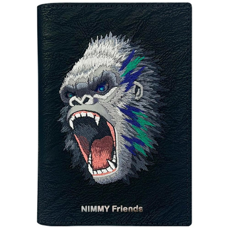 Etui na paszport Nimmy portfel Raptor    Gorilla czarny