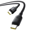 Baseus Silky Series 100W USB-C - USB-C 1m Kabel - Schwarz