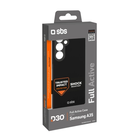 SBS D3O Full Active Case für Samsung Galaxy A35 – schwarz