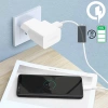 Samsung EP-TA200EWE USB-A 15W Wandladegerät mit EP-DR140AWE USB-A - USB-C Kabel (OOB Bulk - Ersatzverpackung) - weiß