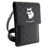 Bag Karl Lagerfeld Saffiano Monogram Choupette (KLWBSAKHPCK) black