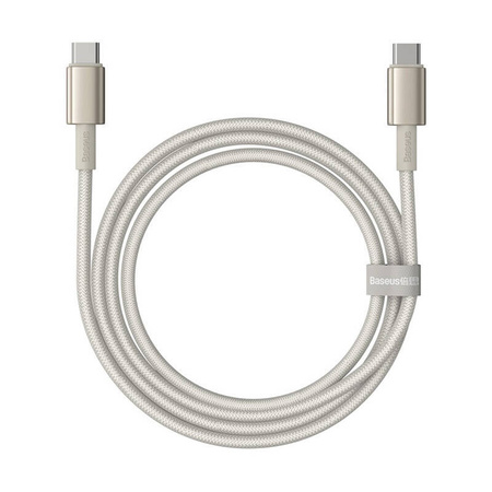Kabel 100W 5A 1m USB-C - USB-C Baseus Tungsten Glod złoty