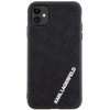 Etui Karl Lagerfeld 3D Rubber Multi Logo do iPhone 11 / Xr - czarne