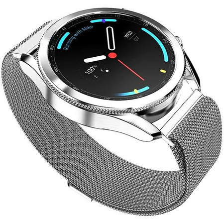 Mercury pasek Mesh Apple Watch 42/44/45mm srebrny/silver