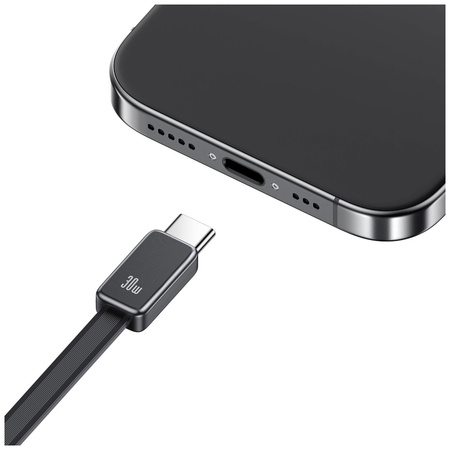 Ładowarka sieciowa USAMS Xiang Series CC296 30W 1xUSB-C 1xUSB-A + kabel USB-C biały